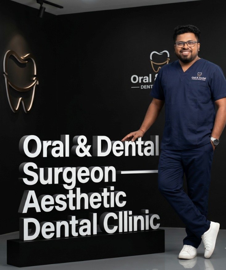 Dr. Avishek Saha at Aesthetic Dental Clinic